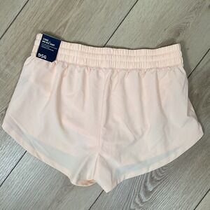 DSG Stride Mid-Rise Running Short Women's Peach Athletic Gym Workout 3" Inseam M